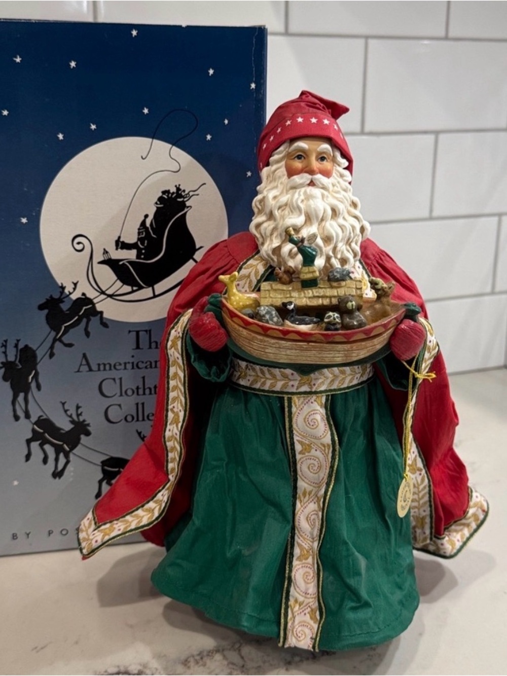 Dept 56 Possible Dreams Clothique Santa Santa and the Ark 15038 1995